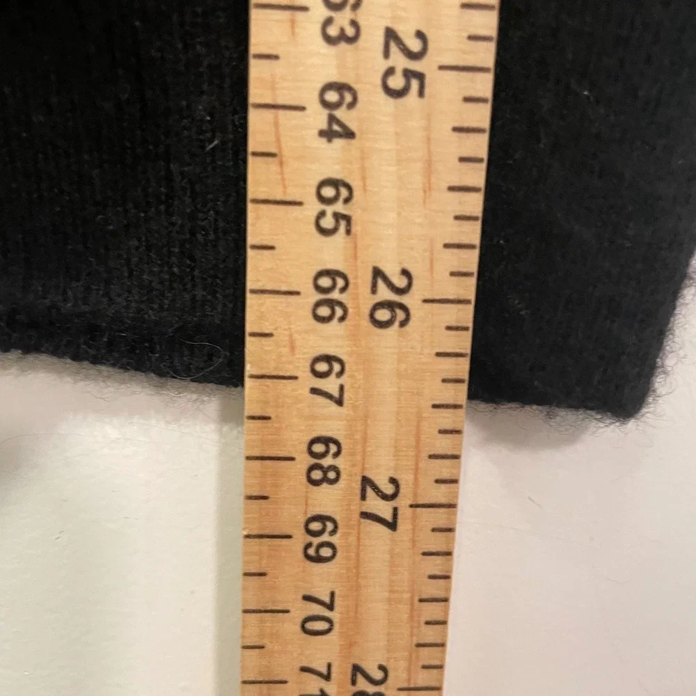 John W. Nordstrom Mens Black 100% Cashmere V-Neck Sweater Size M